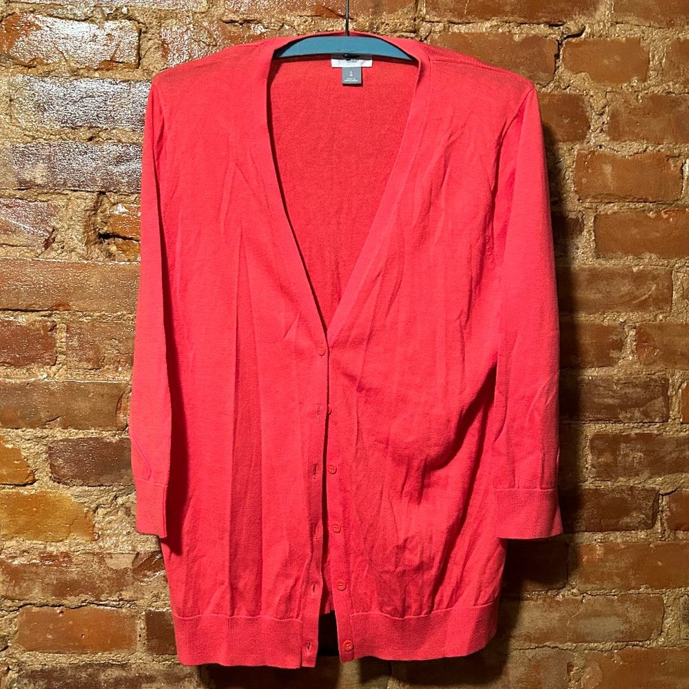 Orange Cardigan